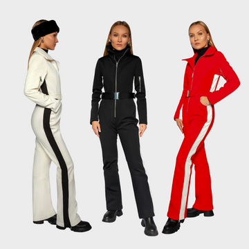 Slope Siren Slim-Fit Women's Ski Suit - Black - Chic & Minimalist