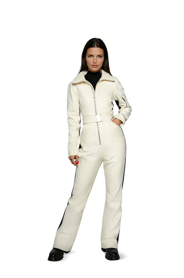 SIREN SKI SUIT - POWDER WHITE